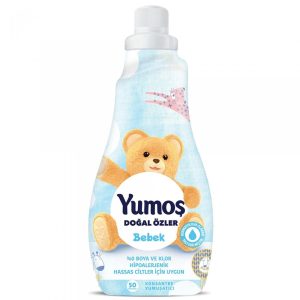 Yumos Fabric Softener, Natural Extracts, Baby, 1.20 Liters