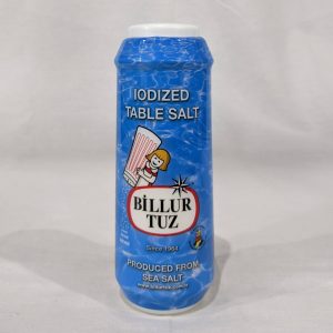Billur Tuz, Table Salt, Produced from Sea Salt, Plastic Shaker, 500g
