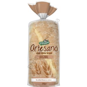 Villagio, Artesano, Original, Style White Bread, 540g